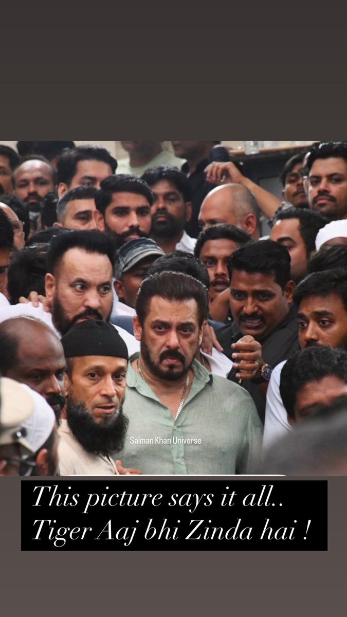 This picture says it all.. Tiger Aaj bhi Zinda hai ! #SalmanKhan #TIGER