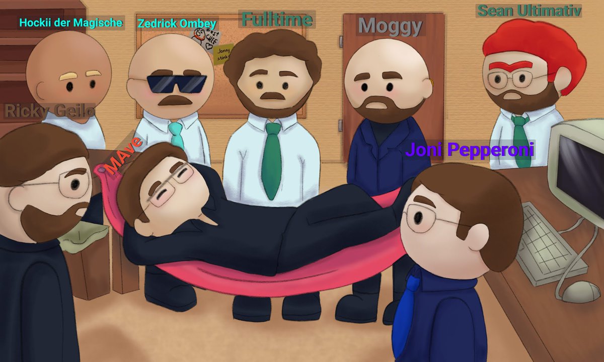 rivooki's tweet image. Im Büro mit @MythosOfGaming @FulltimeGamesYT @MAveExplorers @Zombey @HockiiRM @myFLASHware @UltiSean_ @Rickymainia