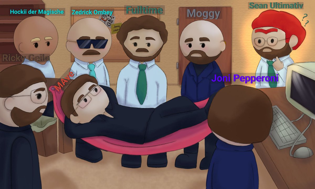 rivooki's tweet image. Im Büro mit @MythosOfGaming @FulltimeGamesYT @MAveExplorers @Zombey @HockiiRM @myFLASHware @UltiSean_ @Rickymainia