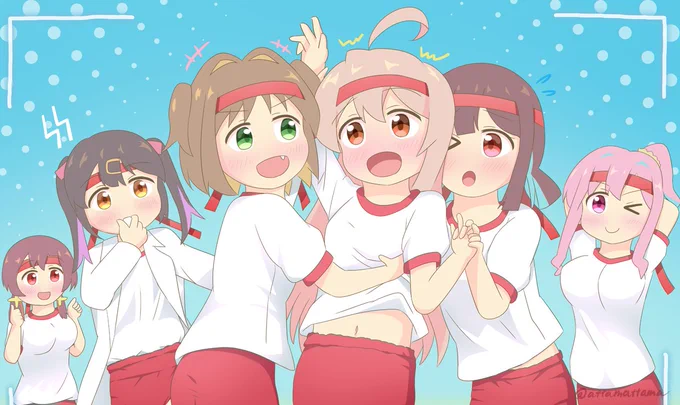 #スポーツの日 #これを見た人は体操服をTLに放流しよう体操着にゼッケンにはちまきはカワイイ! 