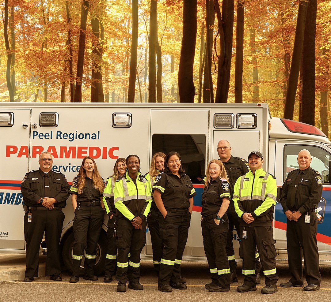 Happy Thanksgiving from Peel Regional Paramedic Services. 

Thankful for all our members, especially those who are working today.