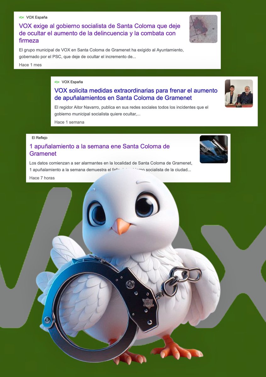 VOX Santa Coloma de Gramenet tweet media