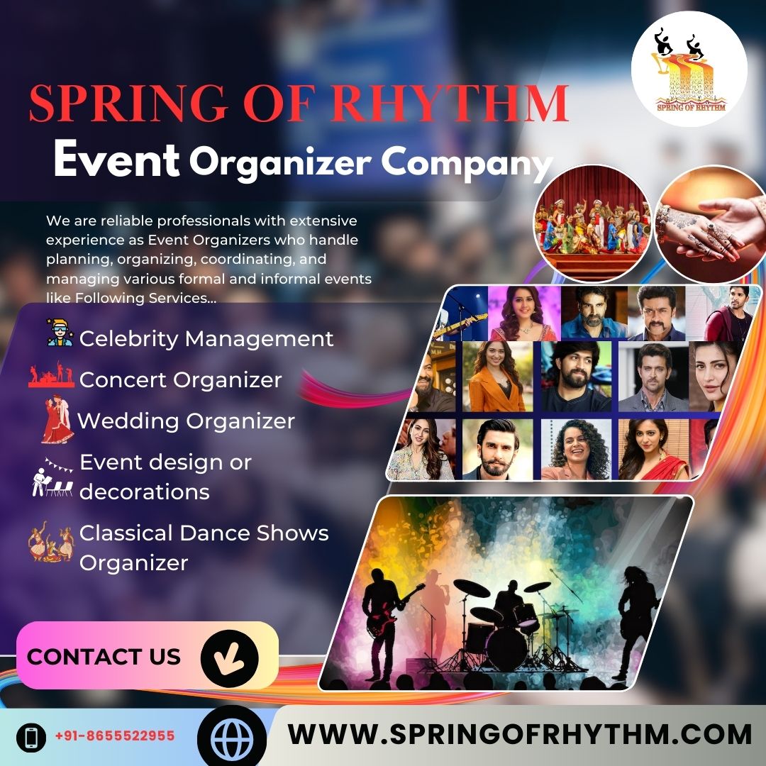 springofrhythm's tweet photo. #springofrhythm#celebritymanagement #weddingorganizer#weddingdecor#weedingplanner#decorationmariage#weddingentertainment#celebrityappearance#classicaldamceorganizer#concertorganizer#eventplanner#eventorganizer#worldclass
Celebrity Management
Bollywood Celebrity Provider https://t.co/0BV2En04ml