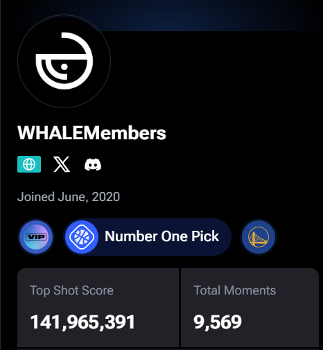 WHALE Members (@whalemembers) on Twitter photo Look who's back in the game!
After 4 years of diamond-handing the most legendary #1 serials and jersey match grails, the top <a href="/NBATopShot/">NBA Top Shot</a> account is logging in again 🏀💎🏆
Now it’s up to the DAO to decide the next move...
What will we do next?! 🛒🔒💰 Look who's back in the game!
After 4 years of diamond-handing the most legendary #1 serials and jersey match grails, the top <a href="/NBATopShot/">NBA Top Shot</a> account is logging in again 🏀💎🏆
Now it’s up to the DAO to decide the next move...
What will we do next?! 🛒🔒💰