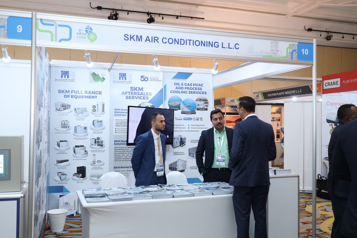 SKMAIRCON's tweet image. Highlights of SKM is Participation at the 3rd MENA Cool Forum 2024
2nd – 3rd October
Movenpick Grand Al Bustan, Dubai, United Arab Emirates

#innovation #smartac #Sustainable #Energy #HVAC #digital #gcc #mena #dub