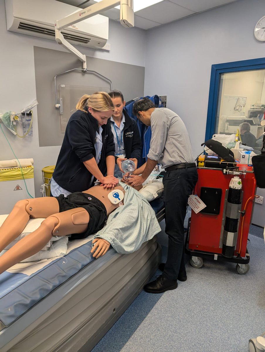 HILS (@hullsimulation) on Twitter photo Another life saved at our monthly CT in situ simulation, this time Ares required a little bit of extra electricity!!
If you'd like to organise a simulation in your department or area, email anna.robson5@nhs.net Another life saved at our monthly CT in situ simulation, this time Ares required a little bit of extra electricity!!
If you'd like to organise a simulation in your department or area, email anna.robson5@nhs.net
