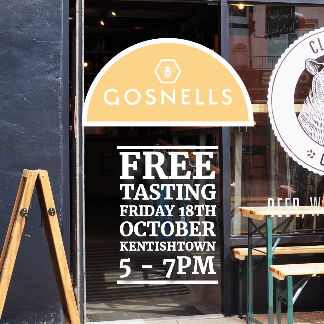 Clapton Craft (@claptoncraft) on Twitter photo Gosnells are in the <a href="/ClaptonCraftNW5/">Clapton Craft NW5</a> house this Friday! π
Make sure you swing by to taste their delicious nectar π Gosnells are in the <a href="/ClaptonCraftNW5/">Clapton Craft NW5</a> house this Friday! π
Make sure you swing by to taste their delicious nectar π
