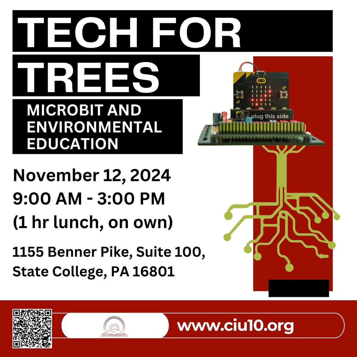 Join us for a hands-on course combining coding and science to create a dynamic learning experience. Learn to integrate new STEELS Standards using microbits. Register at buff.ly/3z6jJIC  For more information, contact Melissa Duckworth, mduckworth@ciu10.org