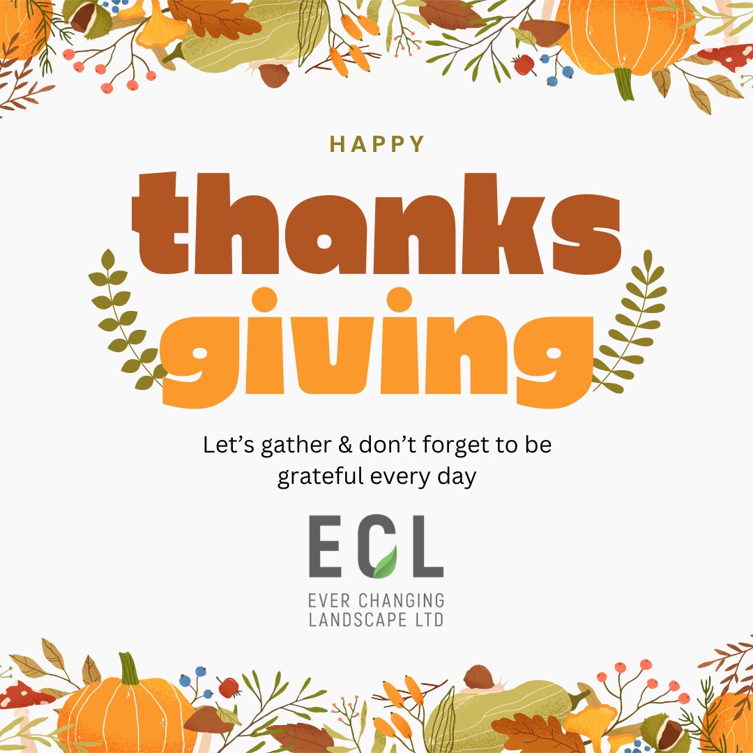 We wish you a happy and safe Thanksgiving.
#HappyThanksgiving #ECL