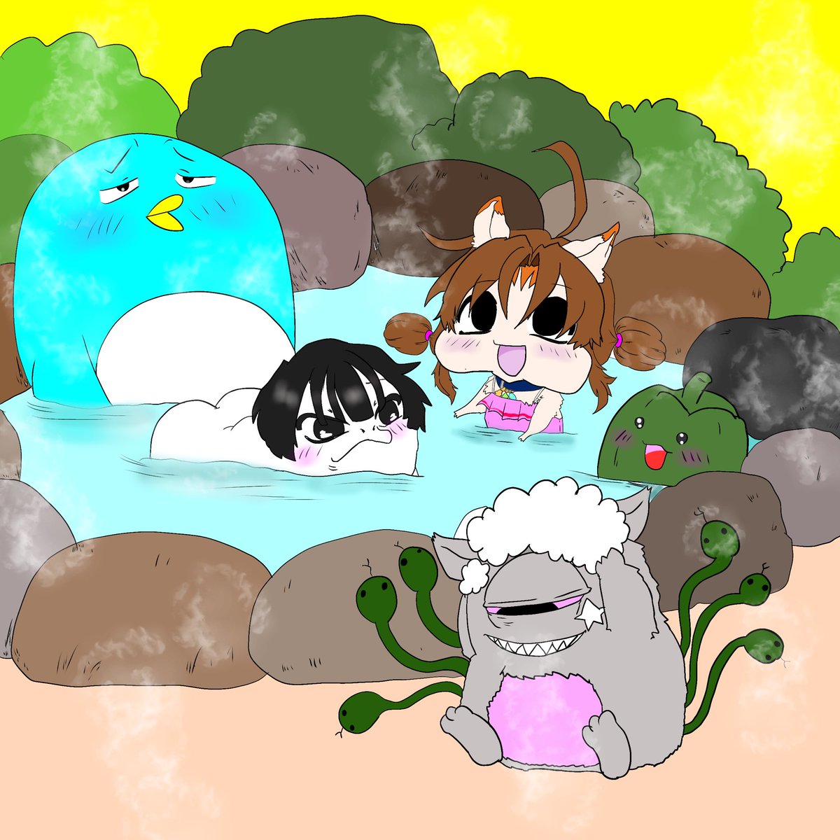 ポンちゃんイラスト