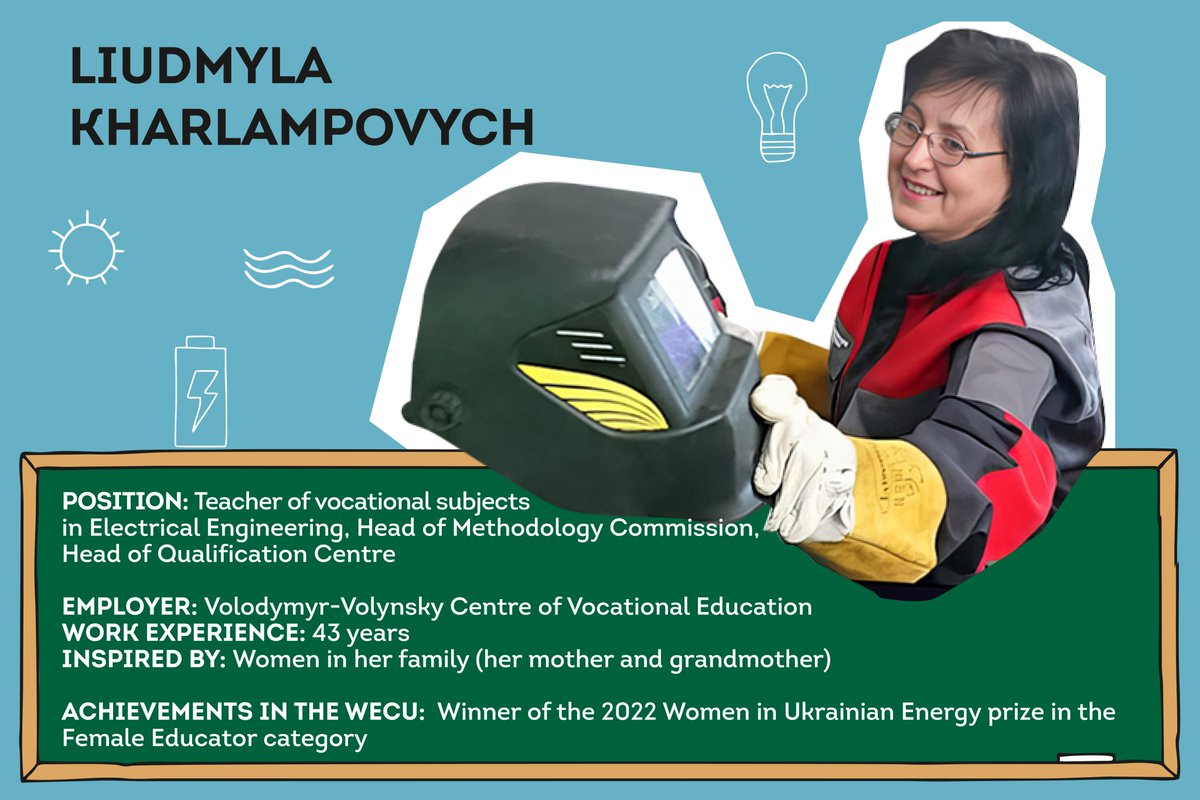 ua_boell's tweet photo. Together with our partners NGO Women’s Energy Club of Ukraine we are happy and proud to share the stories of women who are defeating the stereotypes in professions and making better Ukrainian energy sector - https://t.co/6nVBda2oLN https://t.co/DKFDMQZRbd