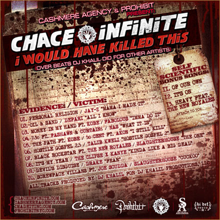 WALASIA's tweet photo. Chace Infinite "I Would Have Killed This" ... beats DJ Khalil produced for "outside" artists. I still listen to this like it just came out last Friday. the marketing & branding was very avant-garde at the time, a winning team of brands/labels/conglomerates, 10/10 no MFn notes!!

https://t.co/cWhjbL2DEj

@CashmereAgency @PxHxBxT @chaceinfinite @DJKhalil @soulassassins @selfscientific @HiDefMedia