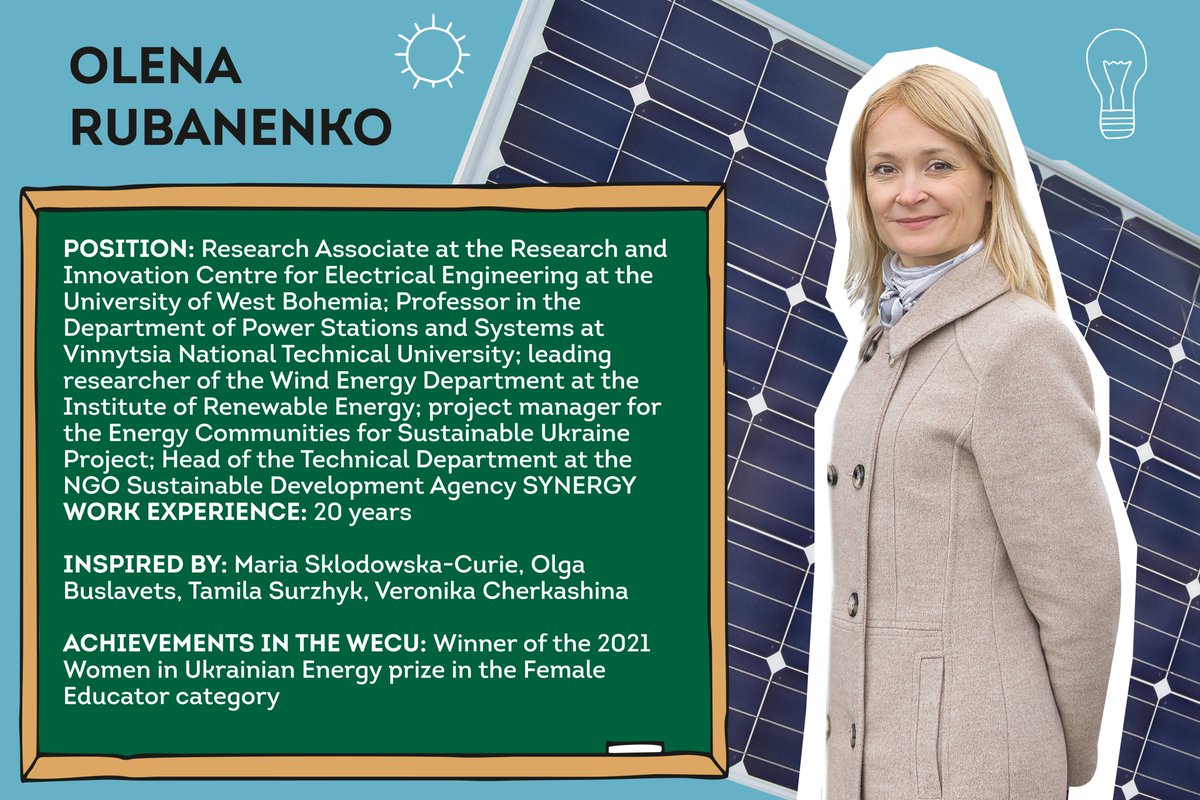 ua_boell's tweet photo. Together with our partners NGO Women’s Energy Club of Ukraine we are happy and proud to share the stories of women who are defeating the stereotypes in professions and making better Ukrainian energy sector - https://t.co/6nVBda2oLN https://t.co/DKFDMQZRbd
