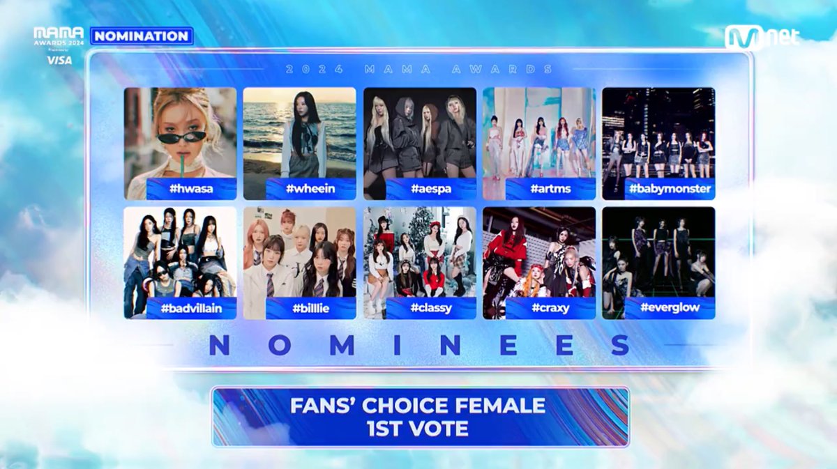 BPMFAMILYTH's tweet photo. BADVILLAIN มีชื่อเข้าชิงรางวัล Fan's Choice Female จากงาน 2024 MAMA Awards 🌟

#BADVILLAIN #배드빌런 @BADVILLAIN_BPM https://t.co/umHrsqWoPE