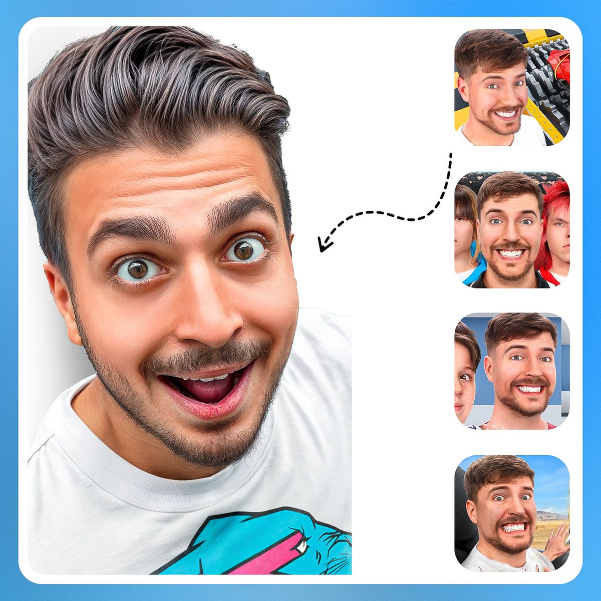atakiGraphics's tweet photo. I tried to recreate MrBeast style facial modifications

I have received similar results.

"I think that's how the designers of MrBeast make it

Let me know in the comments if you want this retouch tutorial.🥂 https://t.co/UmxlEPYpKs