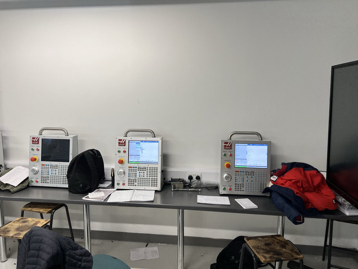 EngineeringLCC (@engineeringlcc) on Twitter photo New learning tools! 🧰
Thanks to <a href="/HaasUK/">Haas Automation</a> for delivering these impressive #cnc control panels! Allowing our learners to work independently, these are a fantastic addition to the workshop! 💪
We really do have a #worldclass learning environment! 👏
<a href="/leedscitycoll/">Leeds City College</a>
#engineering New learning tools! 🧰
Thanks to <a href="/HaasUK/">Haas Automation</a> for delivering these impressive #cnc control panels! Allowing our learners to work independently, these are a fantastic addition to the workshop! 💪
We really do have a #worldclass learning environment! 👏
<a href="/leedscitycoll/">Leeds City College</a>
#engineering