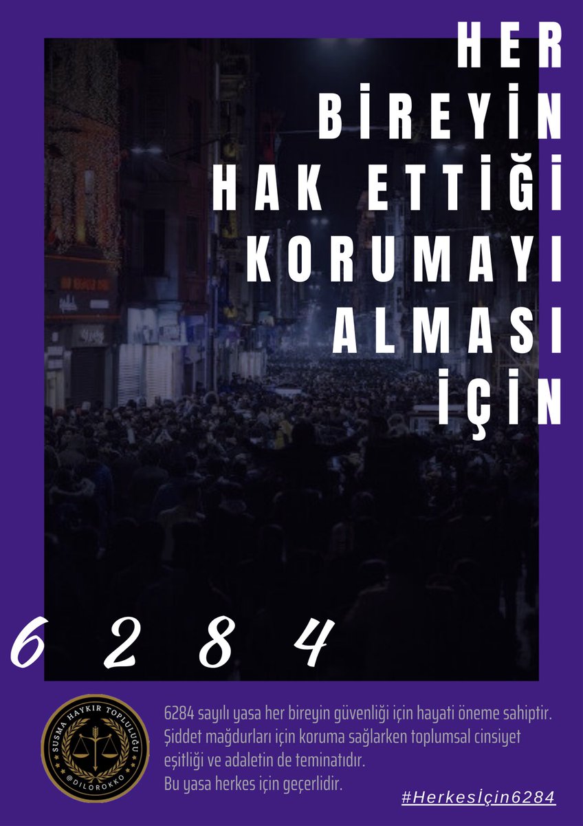 btsvote_tr's tweet photo. Yasayı Uygula 
Kadını Yaşat 

#herkesiçin6284 https://t.co/dazazRxIdM