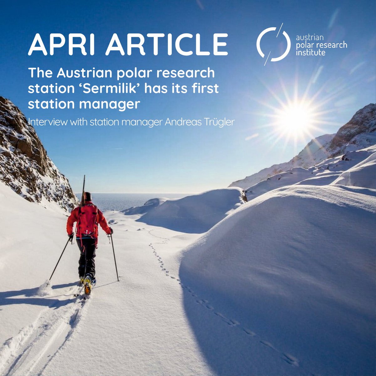 Get to know Andreas Trügler, the first station manager of the ‚Sermilik’ Station in an interview on our website🌎

👉polarresearch.at/the-austrian-p…

📷: Andreas Trügler

#apri #polarresearch #arctic #science