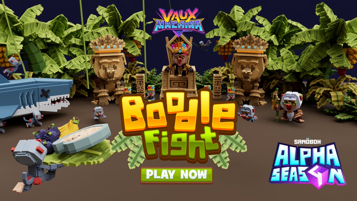 TSBCreators's tweet photo. Monday's #UGC Special coming in hot 🔥

Love #Kusina? You’re in luck- @VauxMachina's back with more wild adventures!

Team up and cook-out rivals for King Baboon’s culinary approval 🐒

PLAY NOW! The King won’t wait forever 👑
➡️ https://t.co/wZdbEvtJ7F

#AlphaSeason4 #TheSandbox https://t.co/FXFI2XqBir