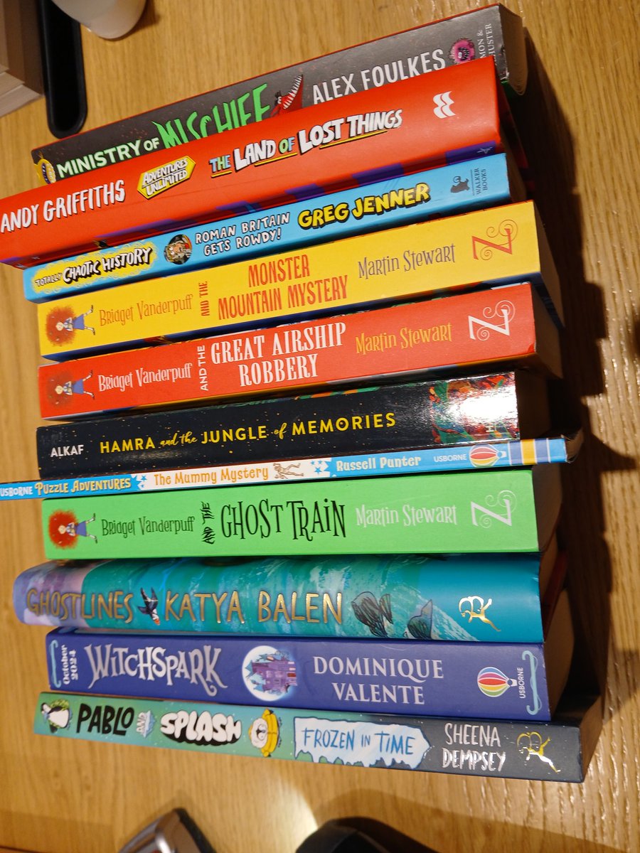 We're looking forward to letting our Booktesters loose on these! Thank you to <a href="/simonschusterUK/">Simon & Schuster UK</a> <a href="/MacmillanKidsUK/">Macmillan Children's Books</a> <a href="/WalkerBooksUK/">Walker Books</a> <a href="/HoZ_Books/">Head of Zeus</a> @harperinsider <a href="/Usborne/">Usborne Publishing</a> <a href="/BloomsburyBooks/">Bloomsbury Books UK</a> for your continued support with this programme <a href="/Bibliogranddame/">Nichola</a>