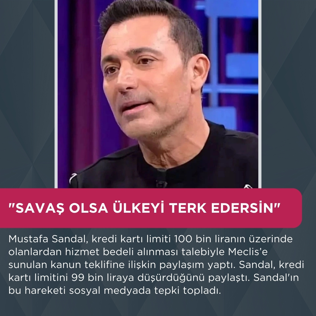 Mustafa Sandal’ın paylaşımına bazı sosyal medya kullanıcıları böyle tepki gösterdi;
buff.ly/4eHg3go