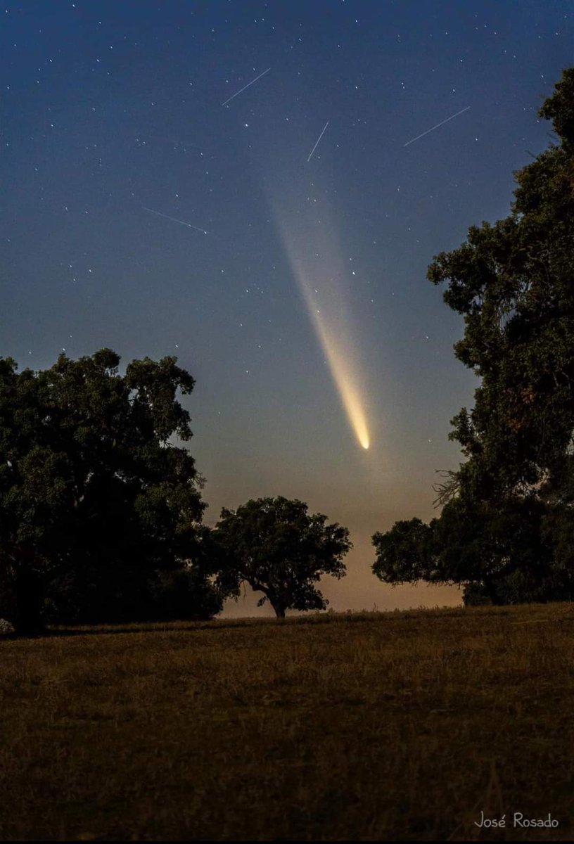 exploracionovni's tweet photo. El cometa C/2023 A3 (Tsuchinshan-ATLAS) visto desde los cielos de Alentejo, Portugal. 😍
Crédito de imagen: ©️ José Nuno Rosado
#cometa #atlas #space #sky #astronomia #codigooculto https://t.co/JJvGFf669Y