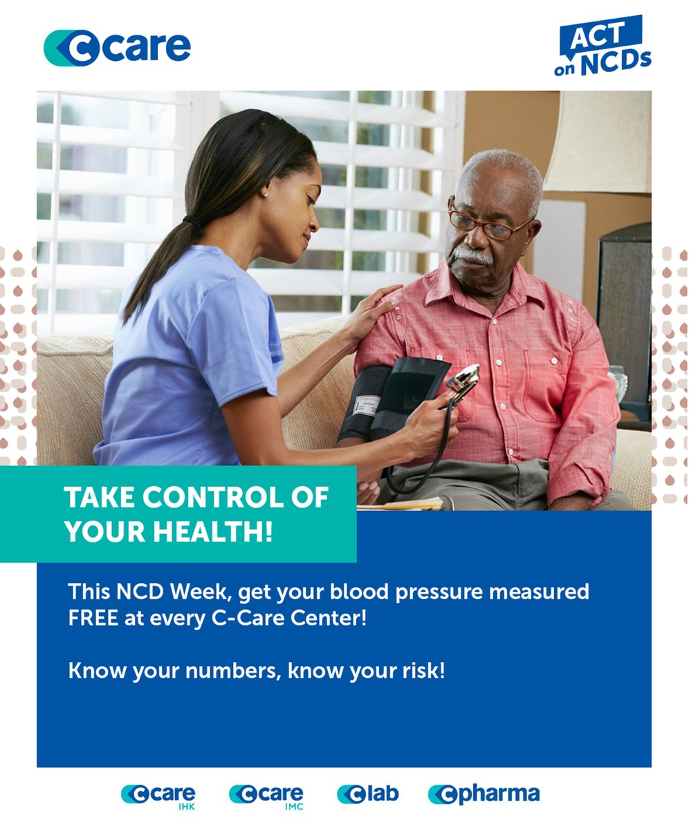 C_Care_Uganda's tweet photo. It is #NCDWeek. Spread the word and better your health! This week reminds us to be ahead of our health by taking charge with simple health challenges like staying active, eating well and regular check ups.  

Let us tackle NCDs and improve our health and that of our Uganda!  #BigOnCare #LeadOnNCDs