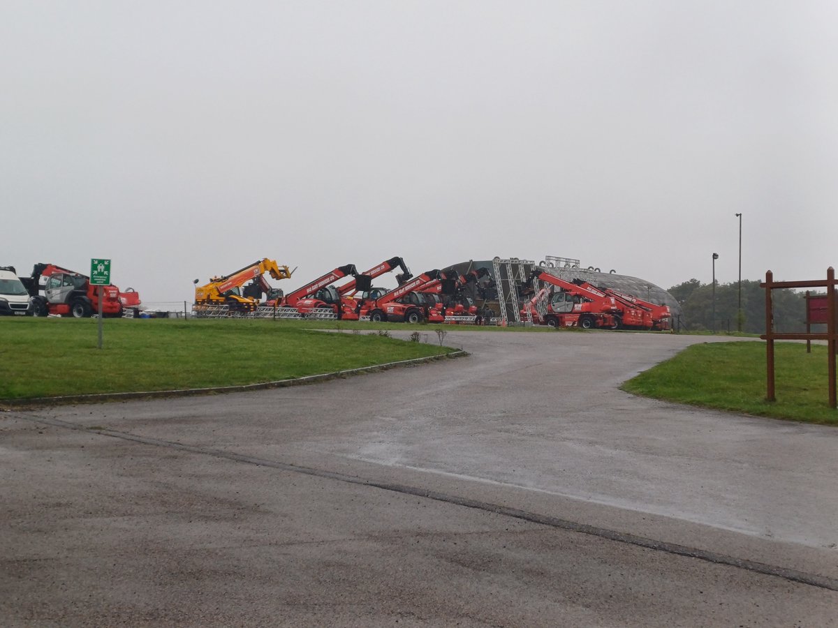 Over the years, many films &amp; TV shows have been filmed near our HQ - the former RAF Upper Heyford air base in Oxfordshire. Last week a pre-production crew were in evidence, assembling equipment ready to start filming. Any ideas what they might be shooting here?
