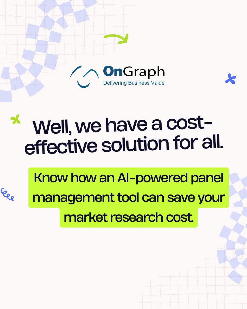 OnGraph's tweet image. From seamless bidding to project fielding, and automating market research workflow, improve your team’s productivity while cutting significant market research costs.
Learn how we are leveraging AI to transform your end-to-end project management.
#AIinMarketResearch #OnGraph
