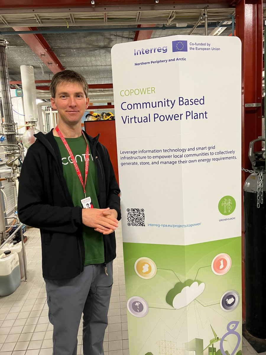COPOWERproject's tweet photo. 🙌@NPA2014_2020 #COPOWERproject featured at the Interreg Cooperation Day, hosted by @centriaamk❗️
Fabian Sander #COPOWER partner from #Centria shared that many people were interested in the idea of a community-owned virtual power plant❗️
➡️More: https://t.co/kJKTnHPwqi https://t.co/Jf78FNsTi8