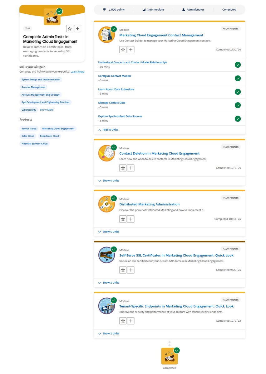 Complete Admin Tasks in Marketing Cloud Engagement || Trailhead
bit.ly/3YpKnqd