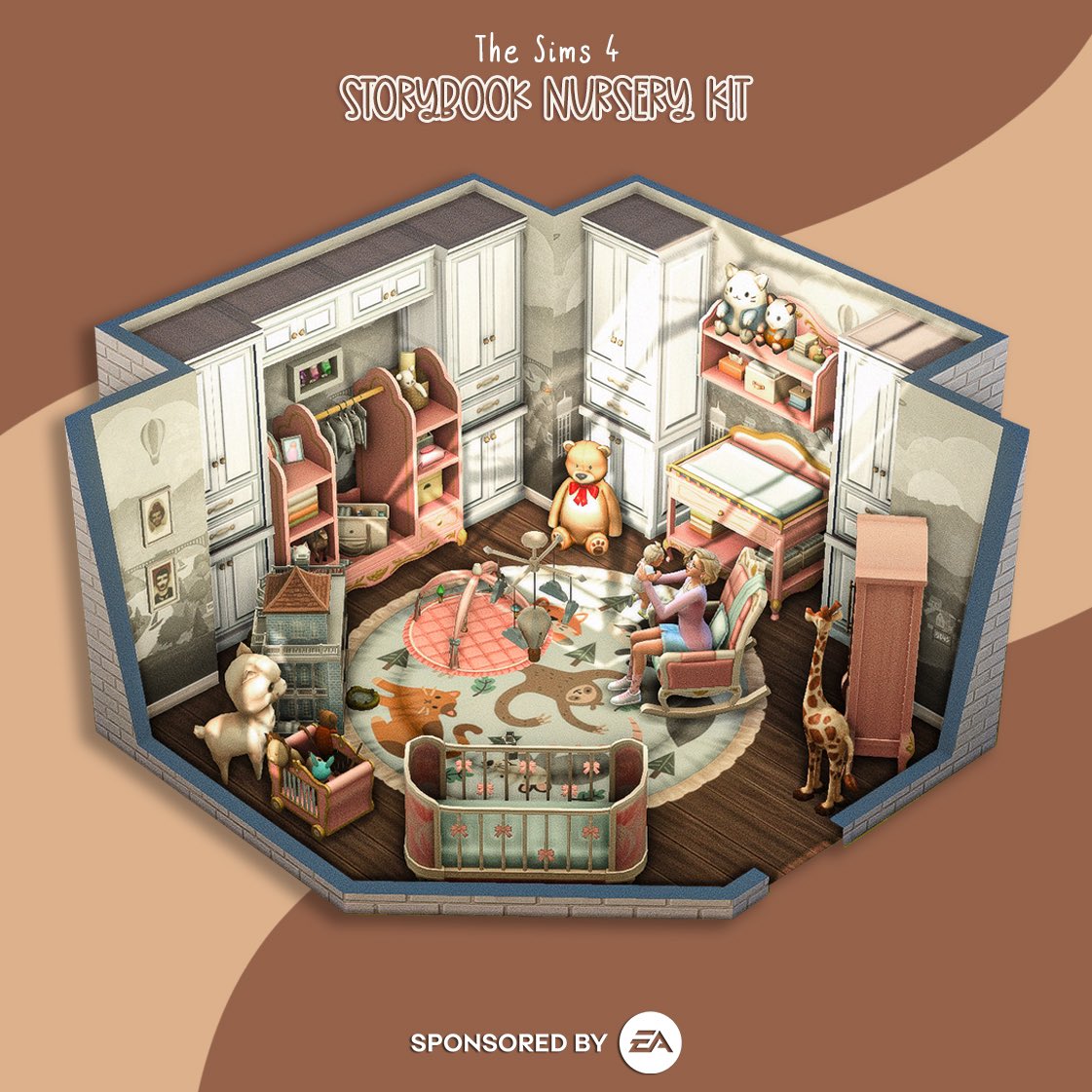 CokiCreative's tweet image. #EAPartner | Just a cute little nursery 🍼 #thesims #thesims4 #sims4 @TheSims