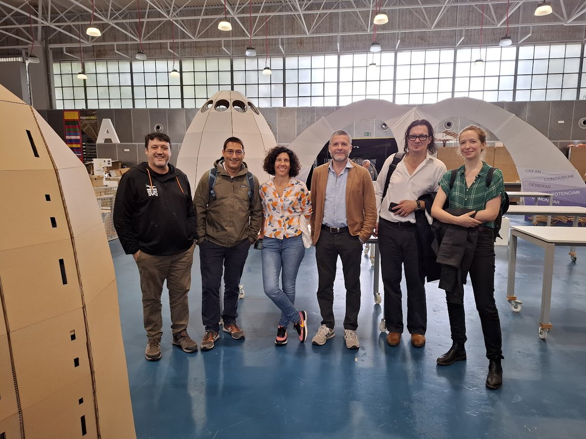 Nos visitó el equipo docente del Workshop Internacional RE-FACT .