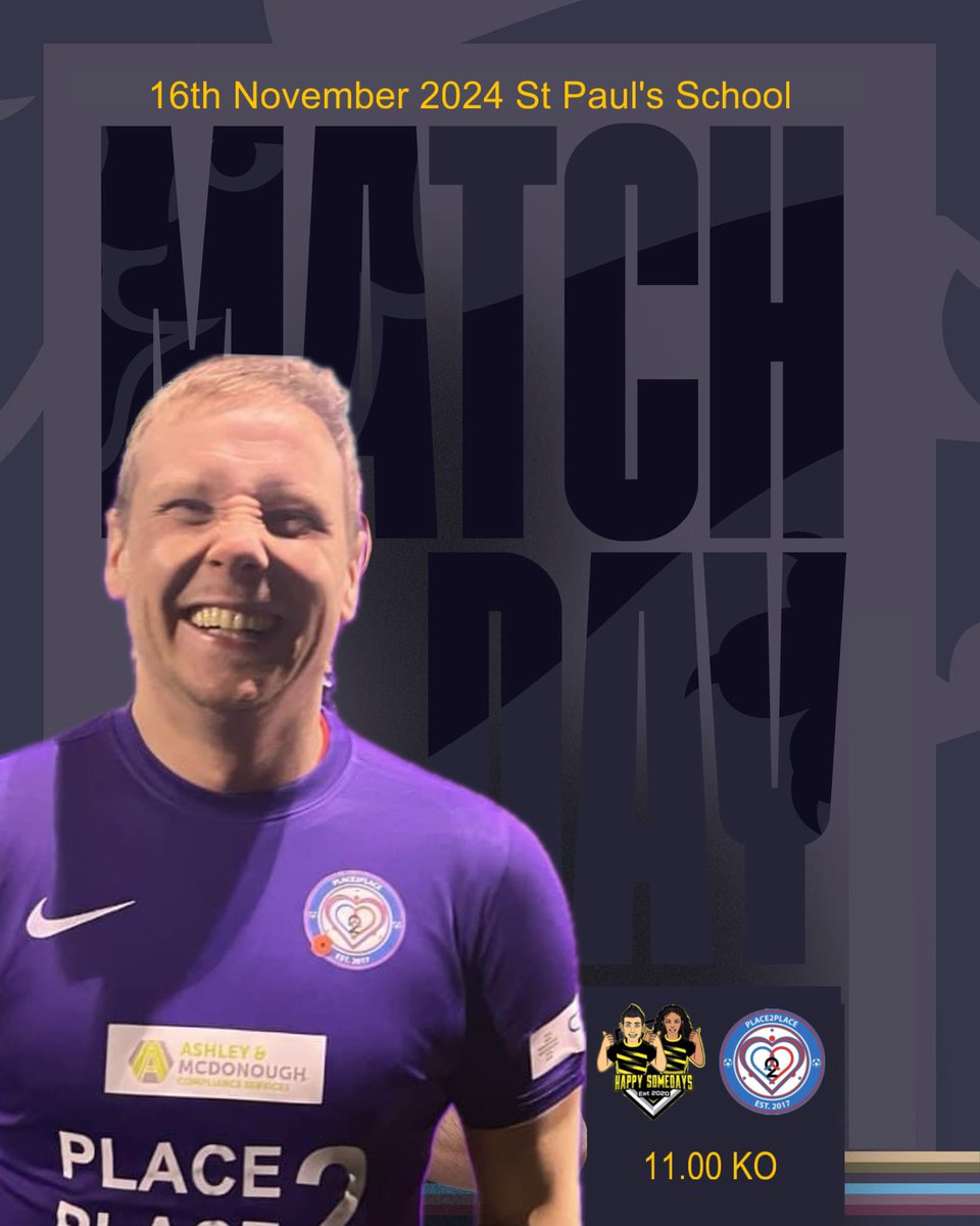 Our next match day coming up 
16th November 2024 vs <a href="/happy_somedays/">Happy Somedays</a>