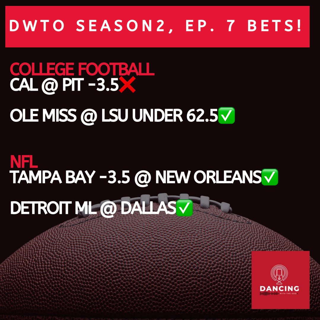 1RadDads's tweet image. Another winning weekend for our humble little podcast! We’d love to have you follow us on our journey to $10K! #sportsbet #dwto #weretrying