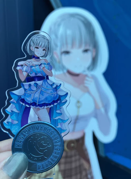 これでもかと言うほどのブレブレ写真、ドリンク皆で飲んだりメダル作ったり金渡したりつまり小島叶さんは最高なんだ 