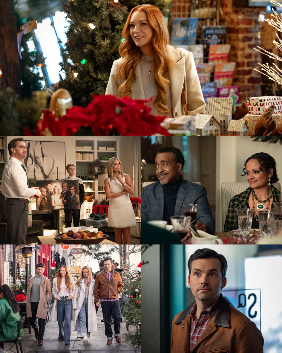 Here's your first look Our Little Secret — starring Lindsay Lohan, Ian Harding (Pretty Little Liars!), and Kristin Chenoweth. Premiering November 27.

Two resentful exes are forced to spend Christmas under the same roof after discovering that their current partners are siblings.