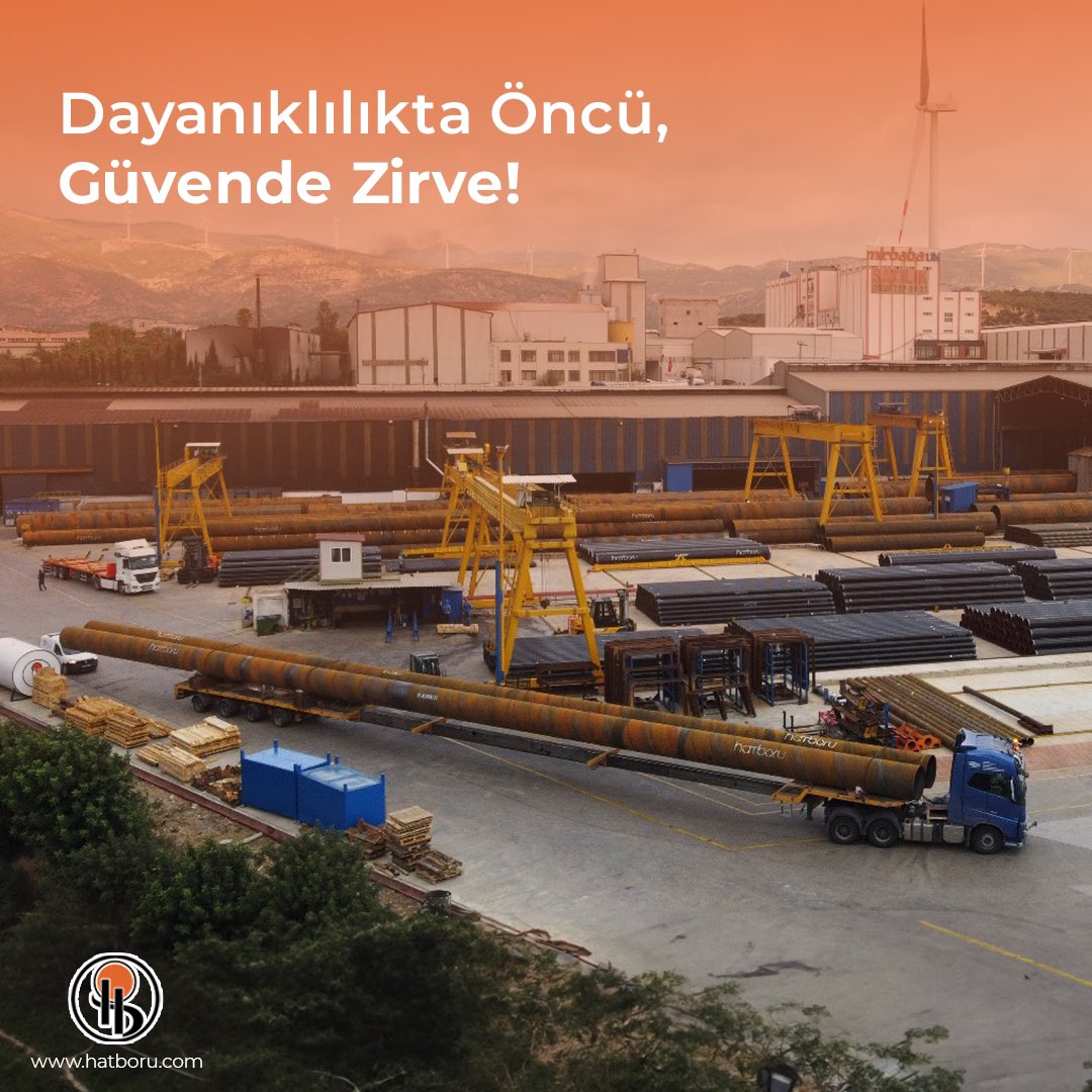 hatborukurumsal's tweet photo. Dayanıklılığın ve güvenin adresi Hatboru! 60 yılı aşkın süredir sektöre yön veren firmamız, en zorlu koşullarda bile maksimum performans sunan çelik boru çözümleriyle fark yaratıyor. https://t.co/mMEmnBX1RZ