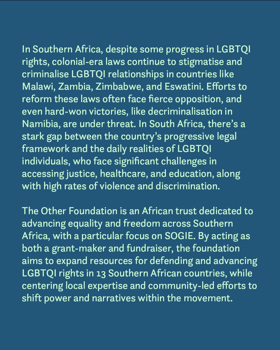 GiveOut (@giveout_org) on Twitter photo We’re proud to support <a href="/OtherFoundation/">The Other Foundation</a> as one of the three charity partners of this year’s City for LGBT+. Learn how you can support organisations like The Other Foundation at City for LGBT+ by visiting the link below!
buff.ly/3yPBEn3 We’re proud to support <a href="/OtherFoundation/">The Other Foundation</a> as one of the three charity partners of this year’s City for LGBT+. Learn how you can support organisations like The Other Foundation at City for LGBT+ by visiting the link below!
buff.ly/3yPBEn3