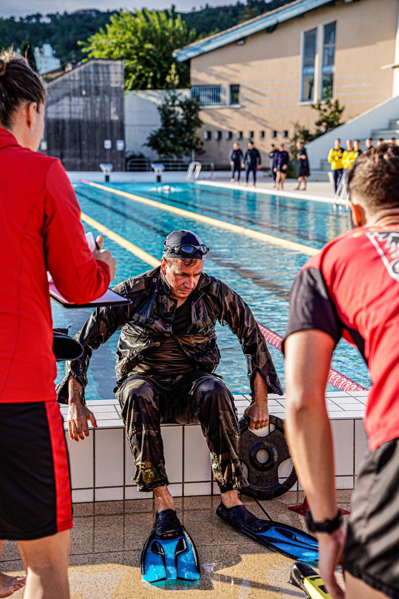 riisc_7's tweet photo. [ #MondayMotivation ] 🏊🏼

Revivez en images le challenge piscine de nos Verdi 🌊 

Trois mots à retenir : sport, cohésion, fraternité d’armes 🫡 

Excellent lundi à tous 💥

#sport #challenge #formisc #bmsc #securitecivile #ensemble #Verdi #Sapeurs https://t.co/coNQKGxcnG