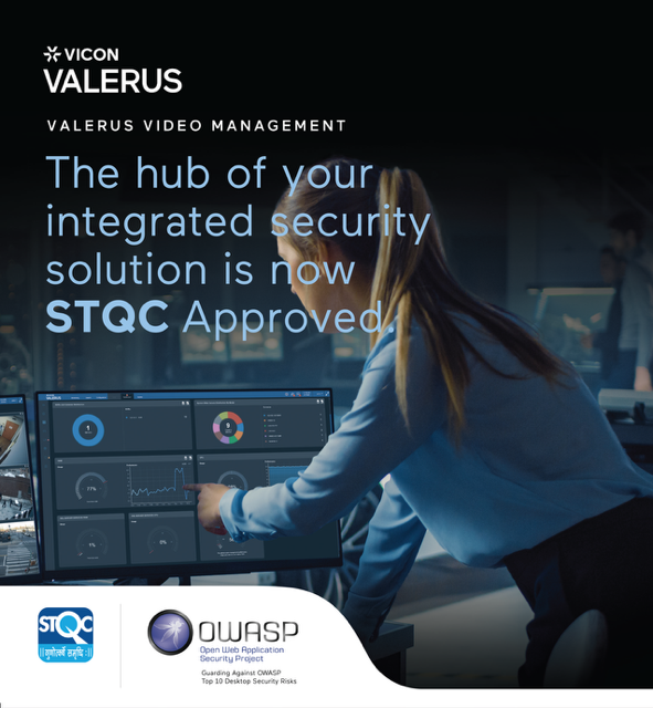 sparshme5's tweet photo. We are delighted to share that Vicon Valerus VMS has achieved the STQC certification! 🏅 This recognition reflects our dedication to maintaining the highest cybersecurity standards.
#STQCCertified #ViconValerus #OWASP #CyberSecure #VideoManagement https://t.co/U0z2RaqvuM