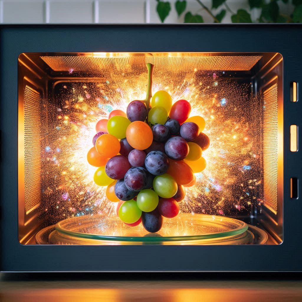 BrijeshFaldu1's tweet photo. ๐ Did You Know?
Grapes Explode When Microwaved
When heated in a microwave, grapes can create plasma, causing them to spark and even explode due to the high energy levels.
#GrapeFacts #FoodScience #KitchenTrivia