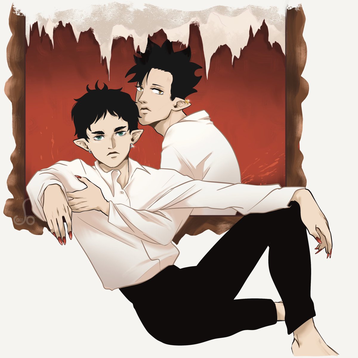 SolnOdasac's tweet photo. KuroAka as vamps will never bore me

#haikyuufanart #kuroaka https://t.co/29g76scSCA