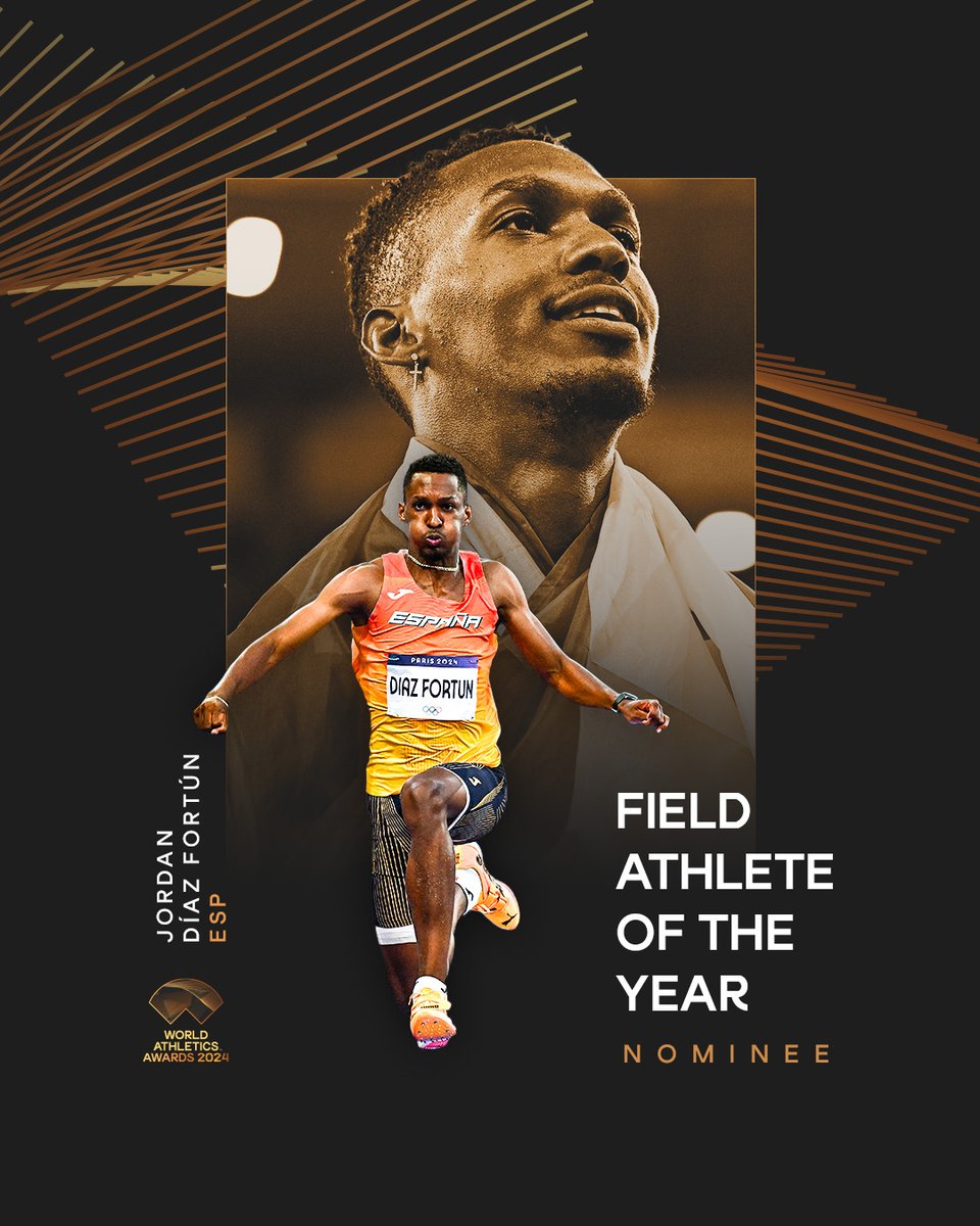 Male Field Athlete of the Year nominee ✨ 

Repost to vote for Jordan Díaz Fortún 🇪🇸 in the #AthleticsAwards.

Voting closes on Sunday 20 October at 11:59 PM CEST.