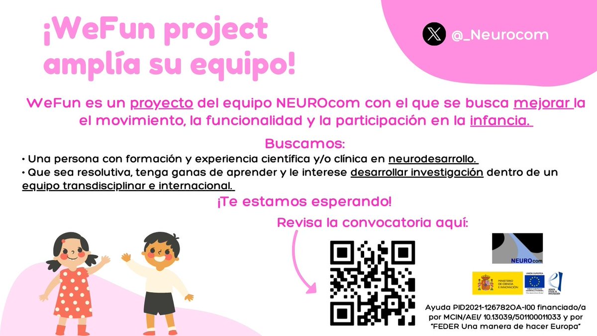 Si te apetece contribuir a mejorar la funcionalidad y participacion en la infancia, ¡Estas ofertas de empleo te pueden interesar!  <a href="/sefip_org/">Sefip</a> <a href="/ireenegonzalez/">Irene González-Eiroa</a> <a href="/cofiga/">CoFiGa</a> <a href="/aefisio/">AEF</a> <a href="/LongoEgmar/">Egmar Longo</a> <a href="/UDC_gal/">Universidade da Coruña</a>