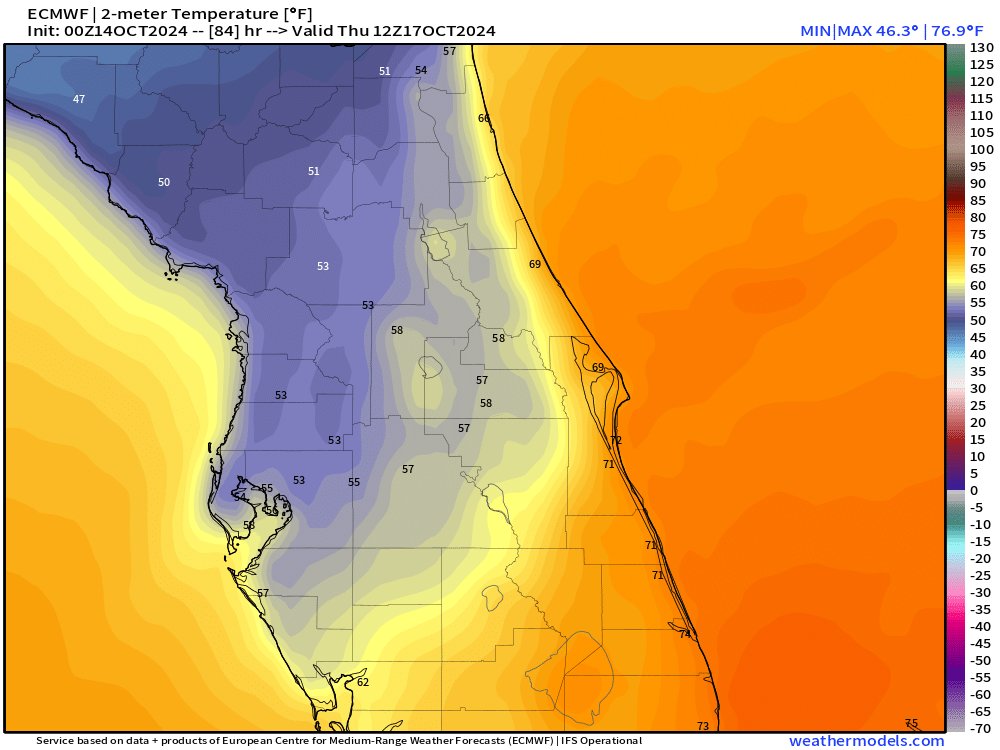 flimpct's tweet photo. I just have a hard time believing the #GFS. That #frontal boundary and #temperature difference over a few miles just doesn't sit right with me. 😒
Hoping the #EURO verifies. 🙏
#WxUpdate
#CentralFLWX
#FallWx
🍂✝️🥶 https://t.co/saMjGmMlcz