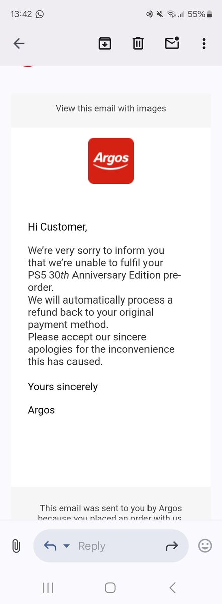 MandalorianMike's tweet photo. @ArgosHelpers @Argos_Online 4 days to cancel a secured order, awful service https://t.co/Thi6zvKdUD