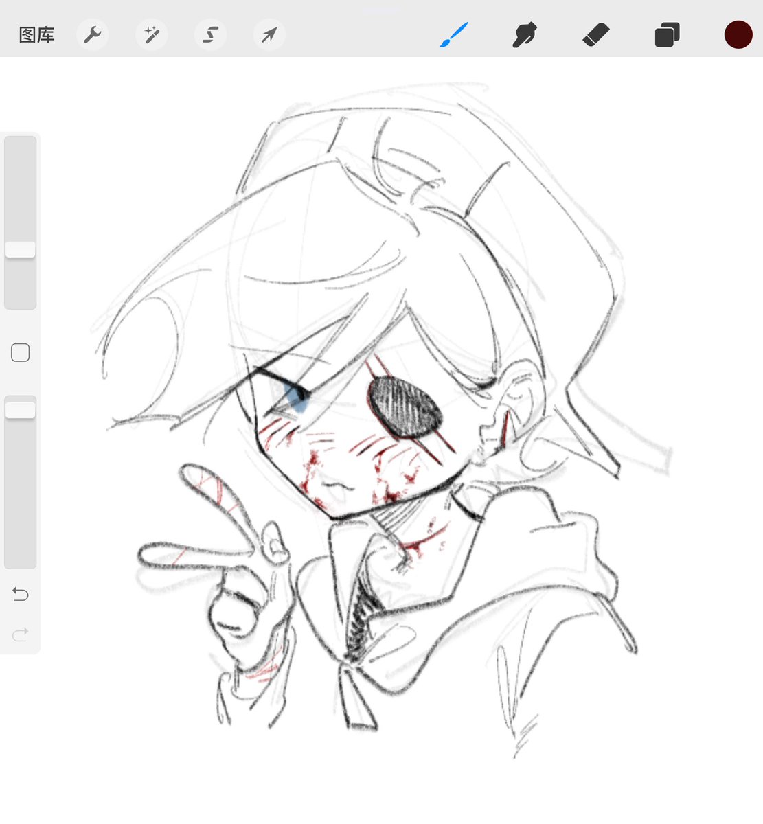 ouou1101's tweet image. 腮红？不对哦，是爪痕😗
#preventionofevolution