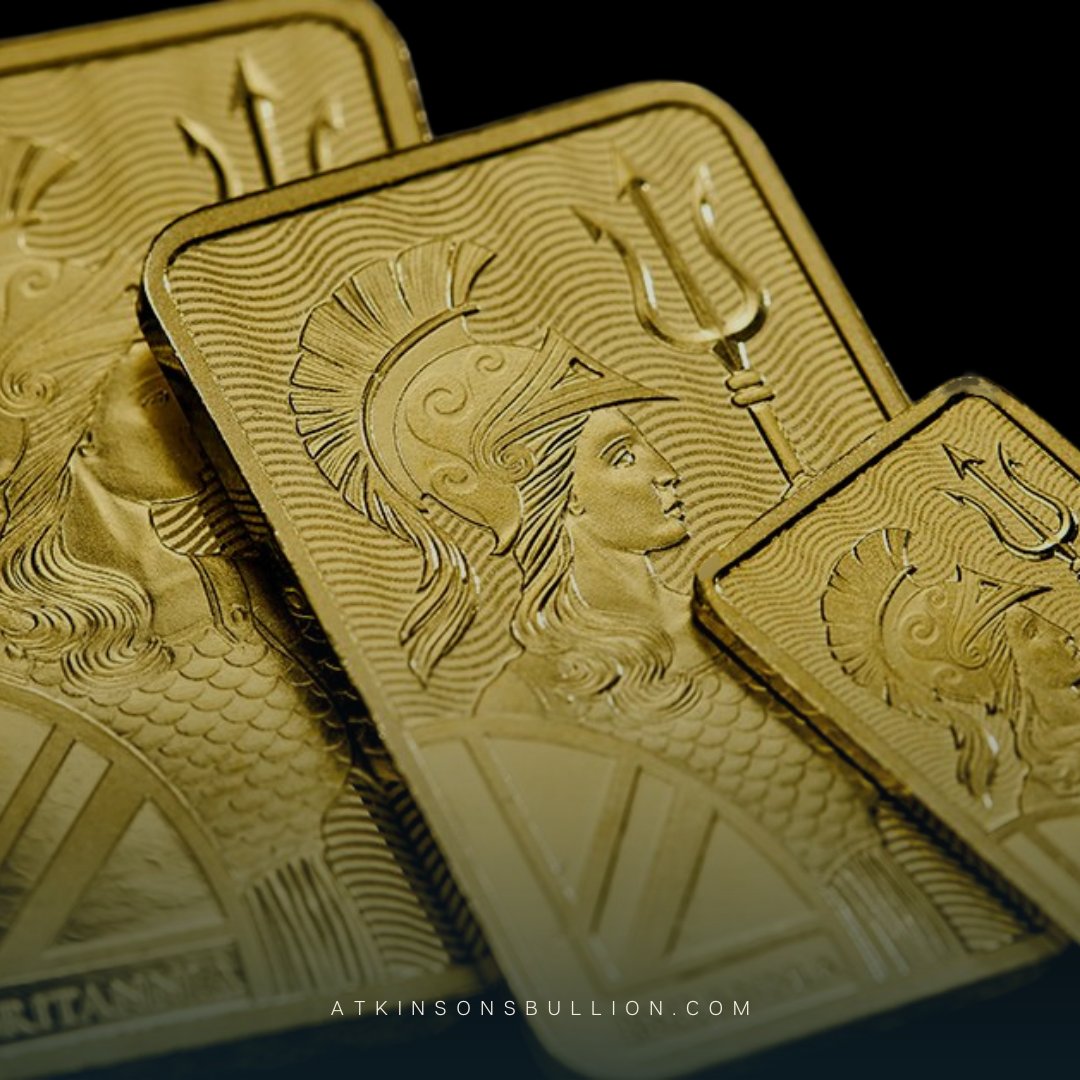 atkinsonbullion's tweet photo. Britannia 1oz Gold Bars 🔱🌟 Classic design meets fine gold, with tamper-evident packaging & assay card. Order yours today: https://t.co/o9EDMtr3tm
#GoldBars #Britannia #TheRoyalMint https://t.co/VhtYKho439