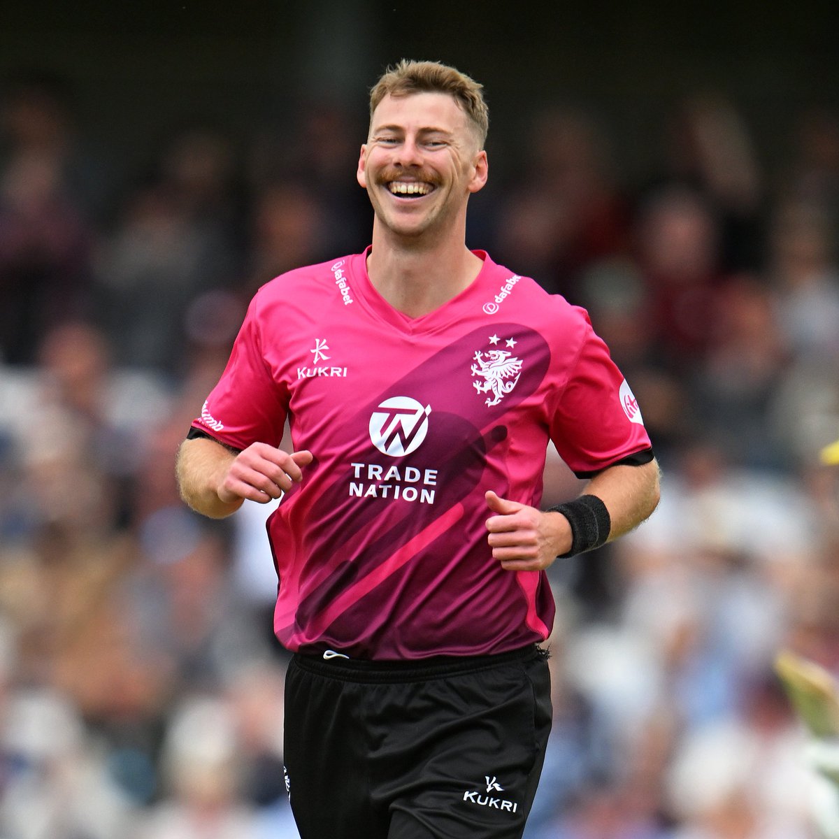 SomersetCCC's tweet photo. "I really enjoyed my time with Somerset this year and I’m looking forward to coming back to England next summer!"
We played some good cricket, and it was nice to be able to play a part in some good wins."
#WeAreSomerset
#RileyReturns https://t.co/q2v9PkGbcX